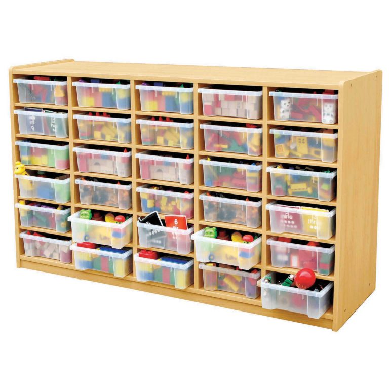 12 Bin Storage Organiser - Plastic Storage - School Storage - Classroom