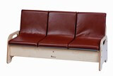3 Seater Brown Sofa