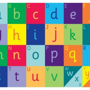 Rainbow Alphabet Carpet