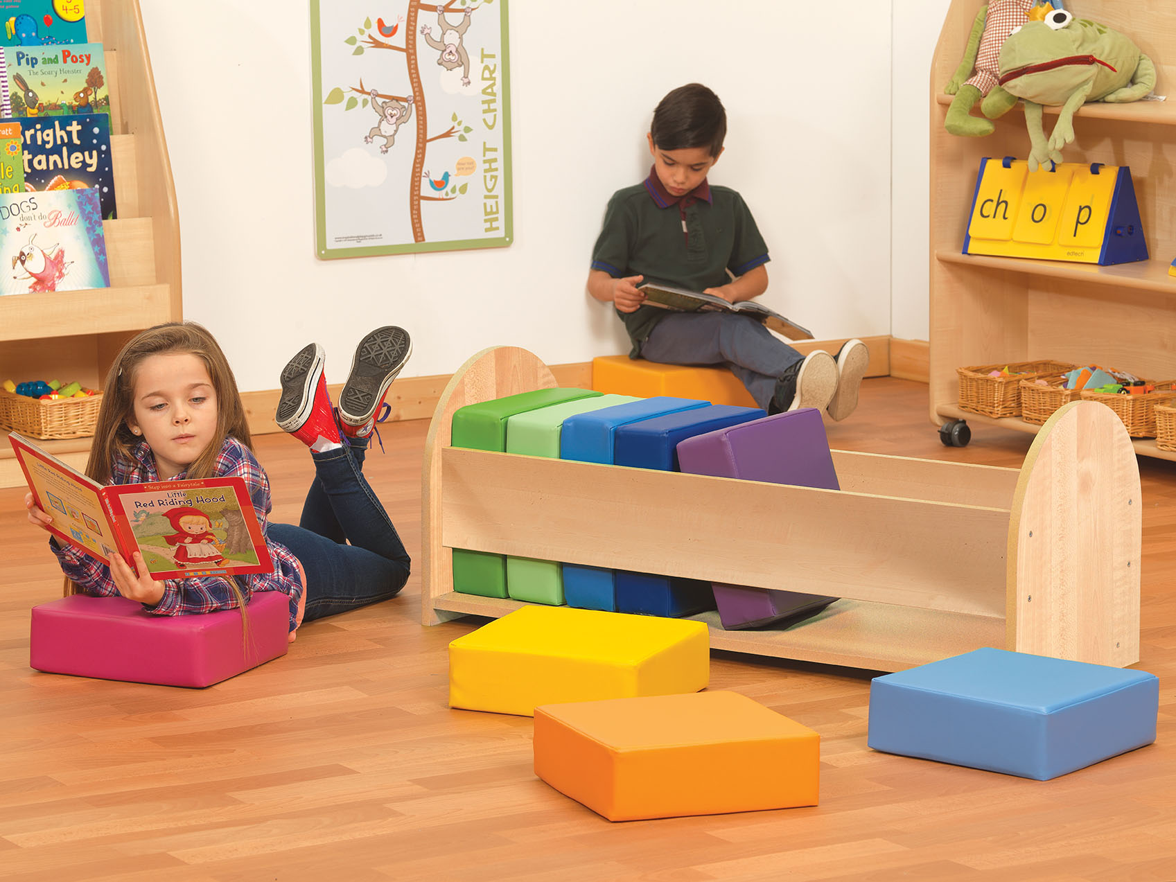 Rainbow Soft Foam Cushion Set | Reading Area | Floor Cushions | Soft ...