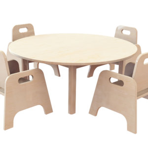 Circular Table Plus 4 Sturdy Chairs
